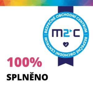 bezpečné obchodní centrum 100% splněno