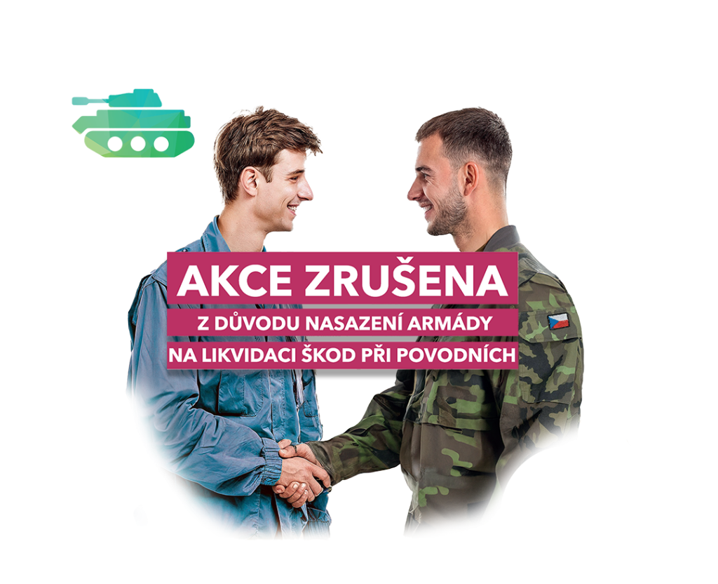 Armáda mezi náme - akce zrušena