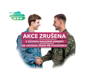 Armáda mezi náme - akce zrušena