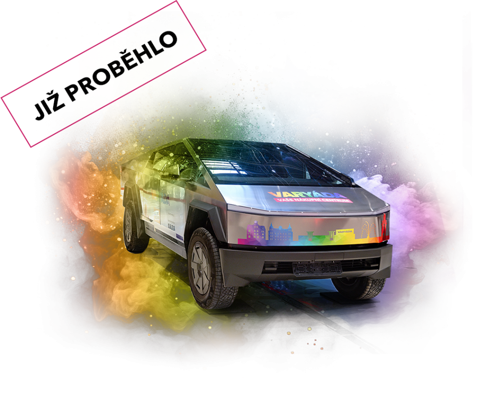 Futuristický Cybertruck ve Varyádě