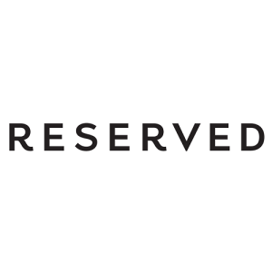 ALT text: Logo obchodu Reserved na bílém pozadí