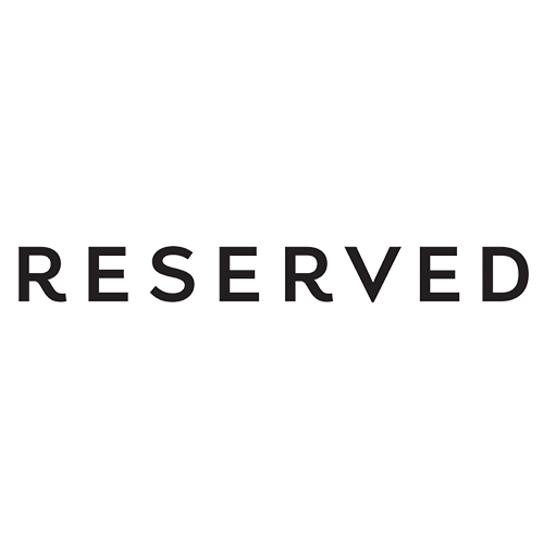 ALT text: Logo obchodu Reserved na bílém pozadí