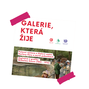Putovní výstava "Galerie, která žije" s grafikami Wilhelma Gause v nákupním centru Varyáda.
