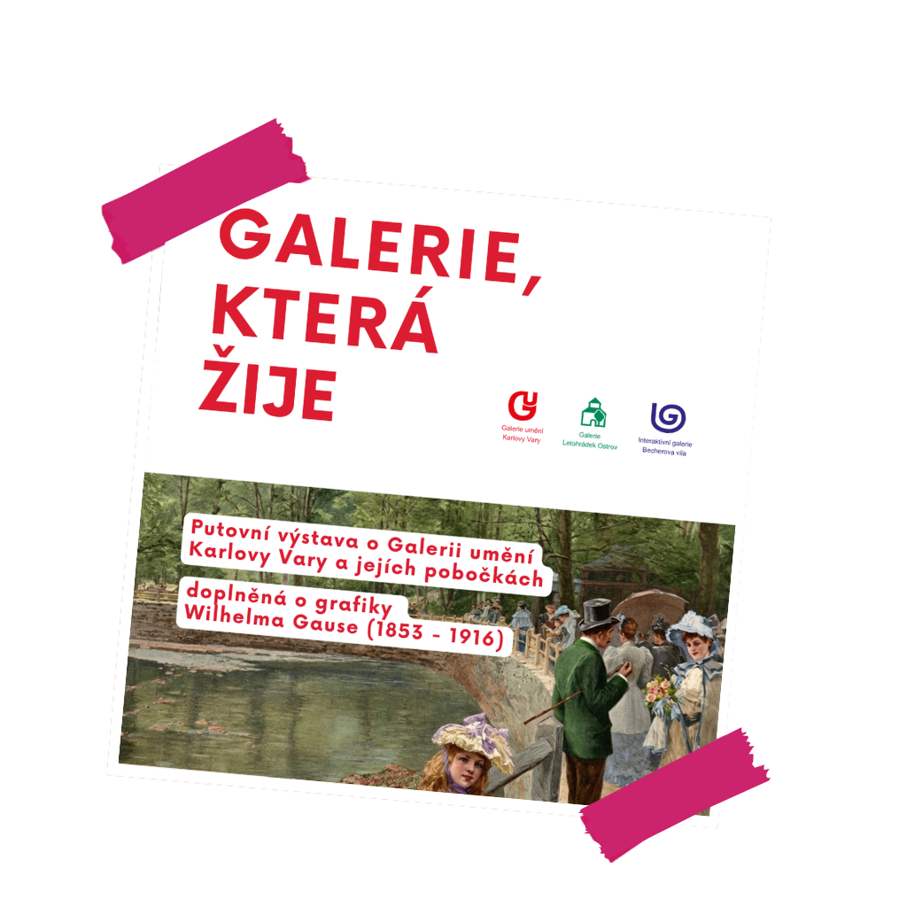 Putovní výstava "Galerie, která žije" s grafikami Wilhelma Gause v nákupním centru Varyáda.