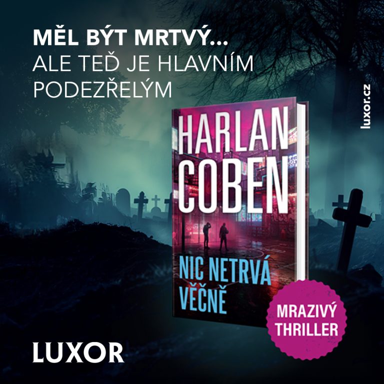 Kniha "Nic netrvá věčně" na temném hřbitově