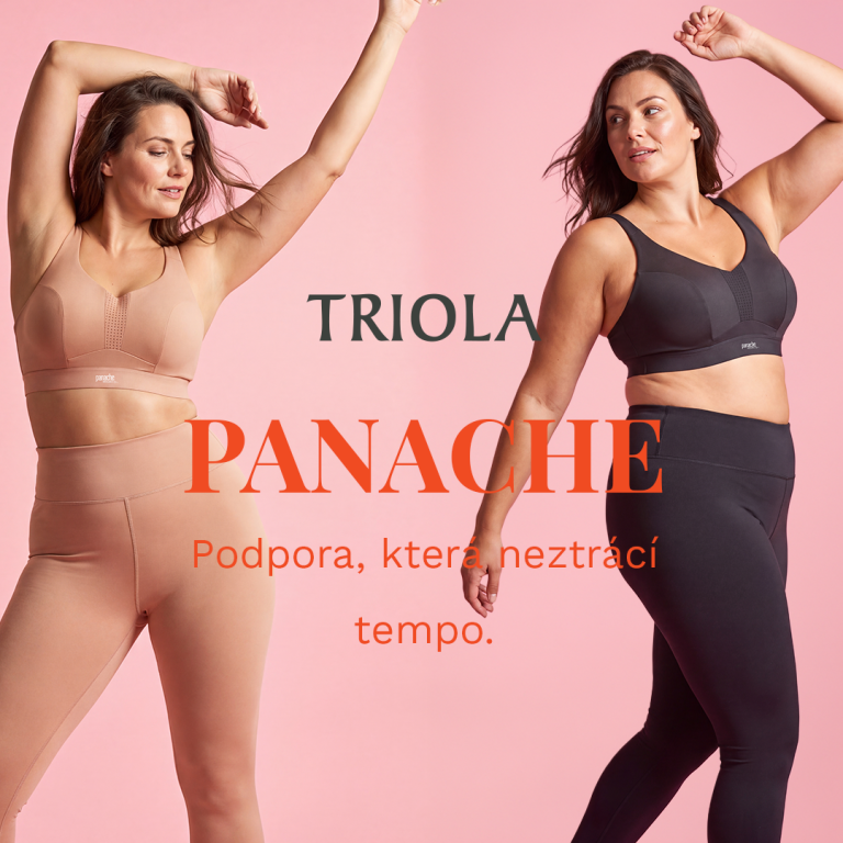 Ženy v sportovních podprsenkách na růžovém pozadí