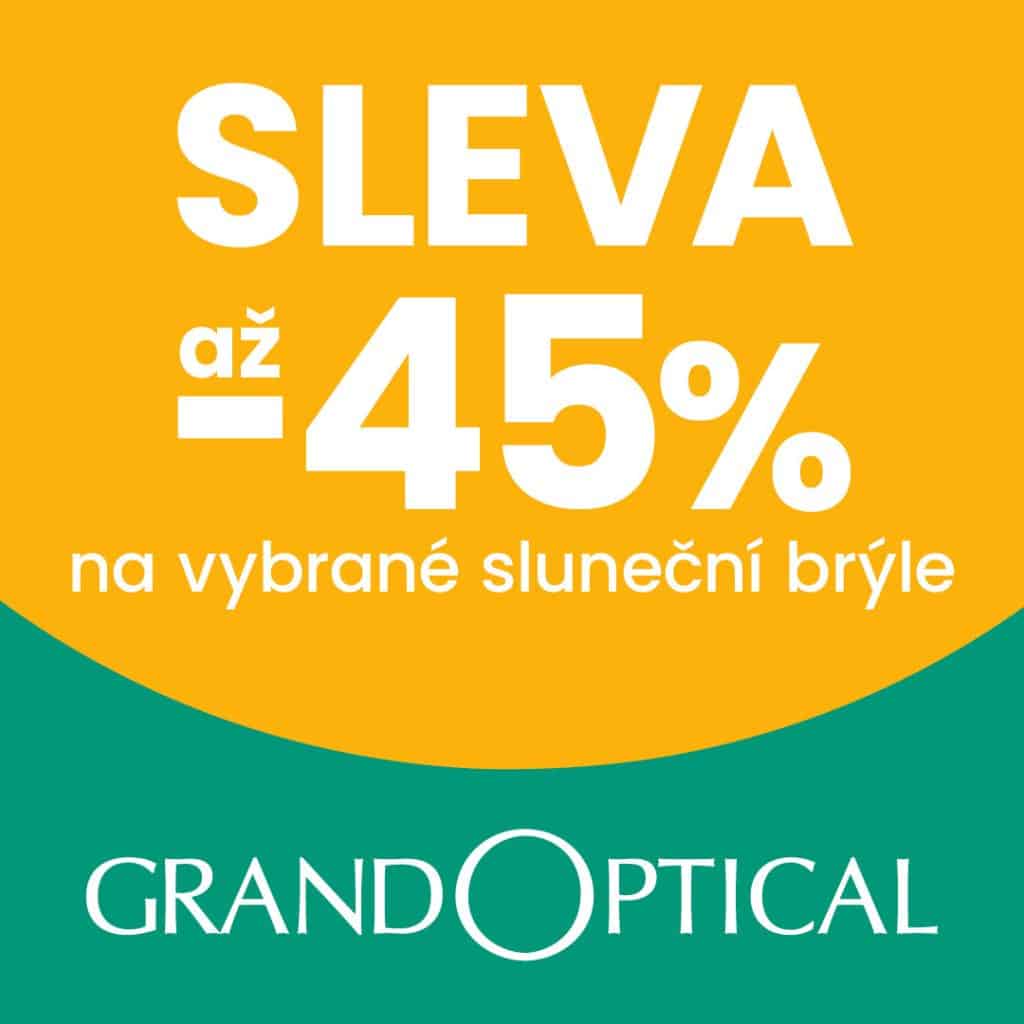 Sleva až 45 % na sluneční brýle GrandOptical